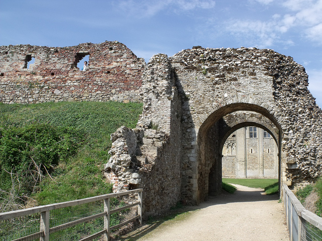 Bridge leading to a castle entrance